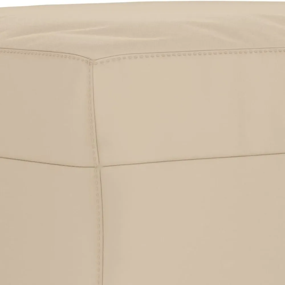 vidaXL Otomanas-Reposapiés tela de microfibra 60x50x41 cm