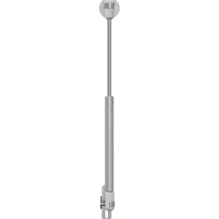 vidaXL Resorte de Gas Hidráulico 2 pcs Plateado 280 x 17 x 16 mm New