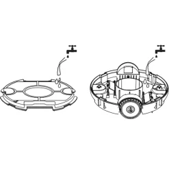 vidaXL Robot limpiador de piscina inalámbrico 27 W