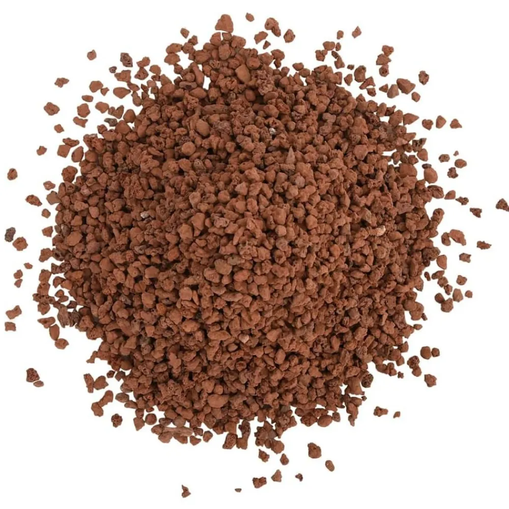 vidaXL Productos Para Mascotas-Rocas volcánicas rojas 10 kg 5-8 mm