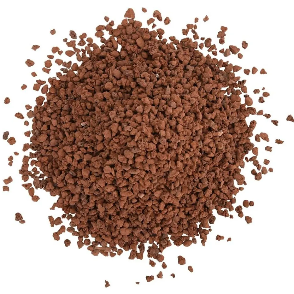 vidaXL Productos Para Mascotas-Rocas volcánicas rojas 10 kg 5-8 mm