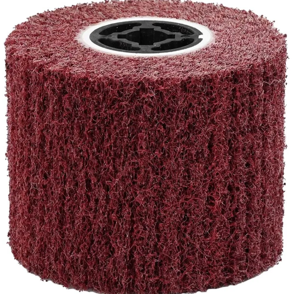 vidaXL Accesorios Para Herramientas-Rodillos de Lijado 3 pcs Rojo 12 x 12 x 10 cm Fibra sintética
