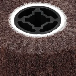 vidaXL Rodillos de Lijado 3 pcs Marrón 12 x 12 x 10 cm Fibra sintética Clearance