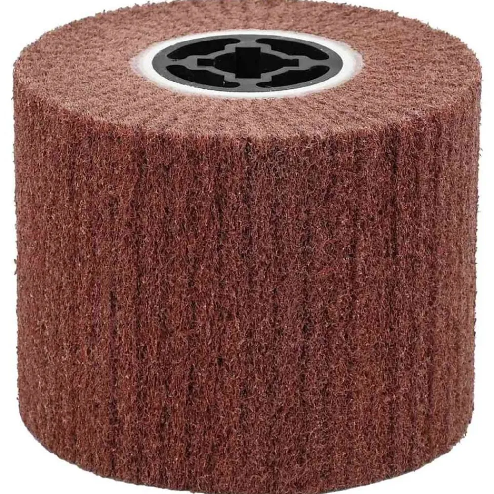 vidaXL Accesorios Para Herramientas-Rodillos de Lijado 3 pcs Marrón 12 x 12 x 10 cm Fibra sintética