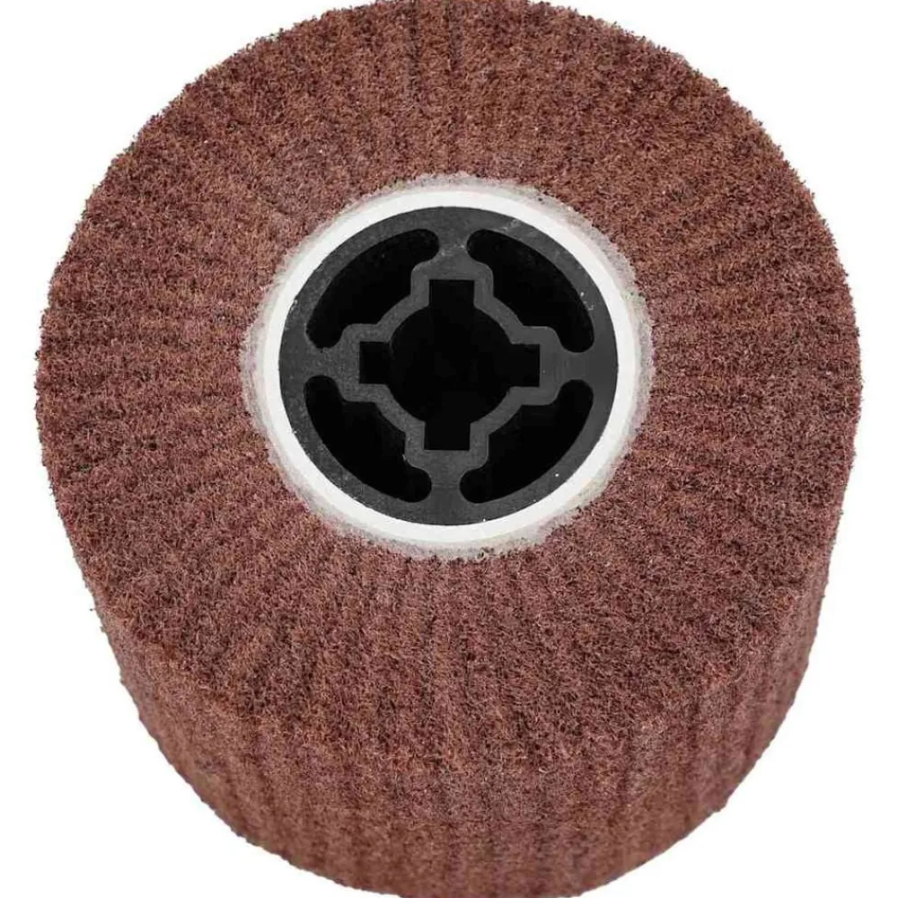 vidaXL Accesorios Para Herramientas-Rodillos de Lijado 3 pcs Marrón 12 x 12 x 10 cm Fibra sintética