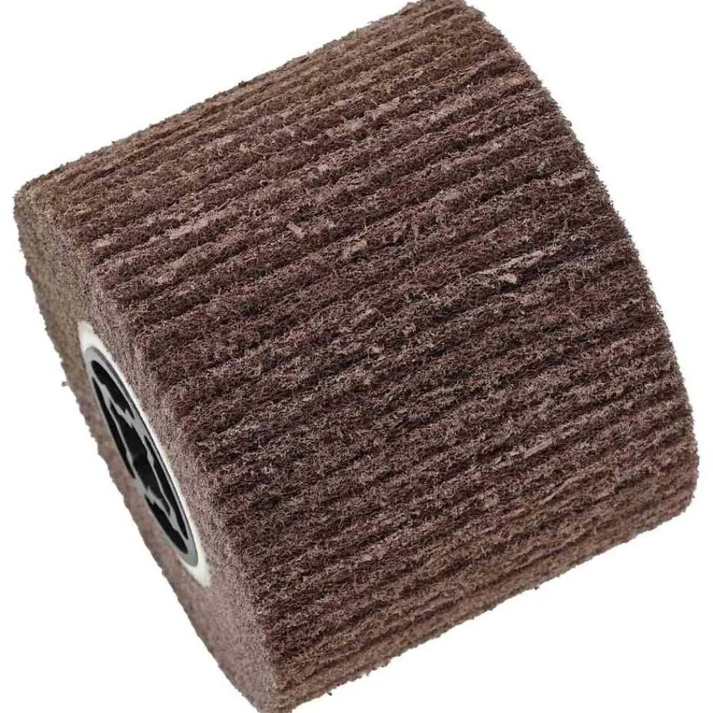 vidaXL Accesorios Para Herramientas-Rodillos de Lijado 3 pcs Marrón 12 x 12 x 10 cm Fibra sintética