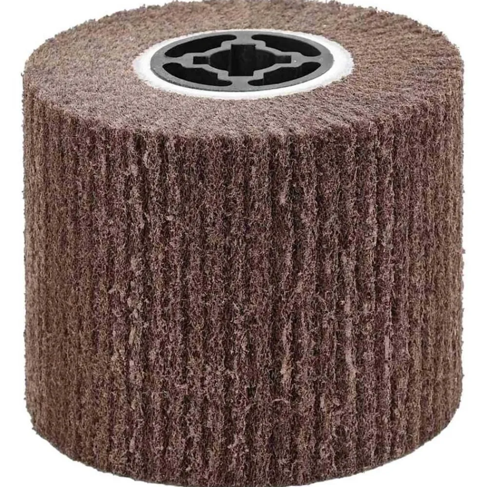 vidaXL Accesorios Para Herramientas-Rodillos de Lijado 3 pcs Marrón 12 x 12 x 10 cm Fibra sintética