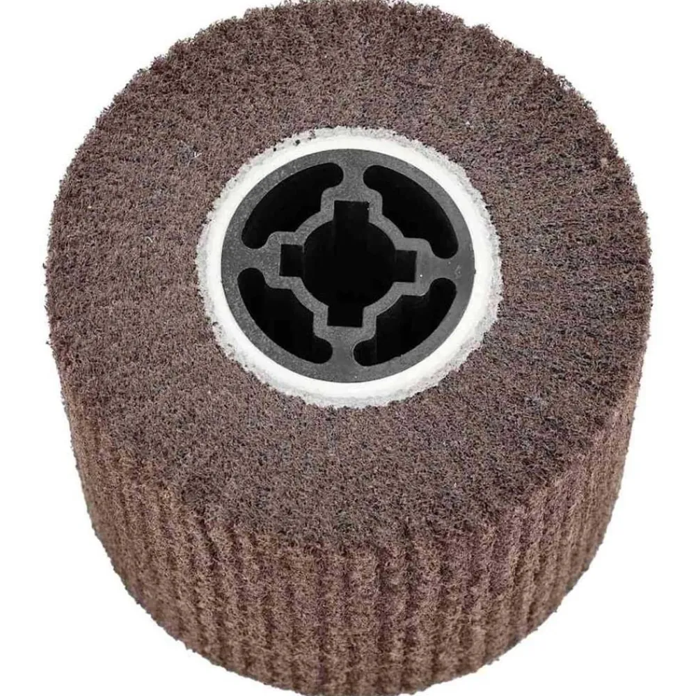 vidaXL Accesorios Para Herramientas-Rodillos de Lijado 3 pcs Marrón 12 x 12 x 10 cm Fibra sintética