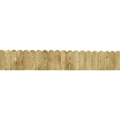 vidaXL Vallas De Jardín-Rollo de borde de madera de pino impregnada 120 cm