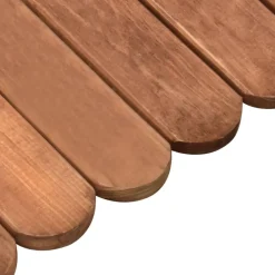 vidaXL Rollo de borde de madera de pino impregnada marrón 120 cm Marr&oacute;n Outlet