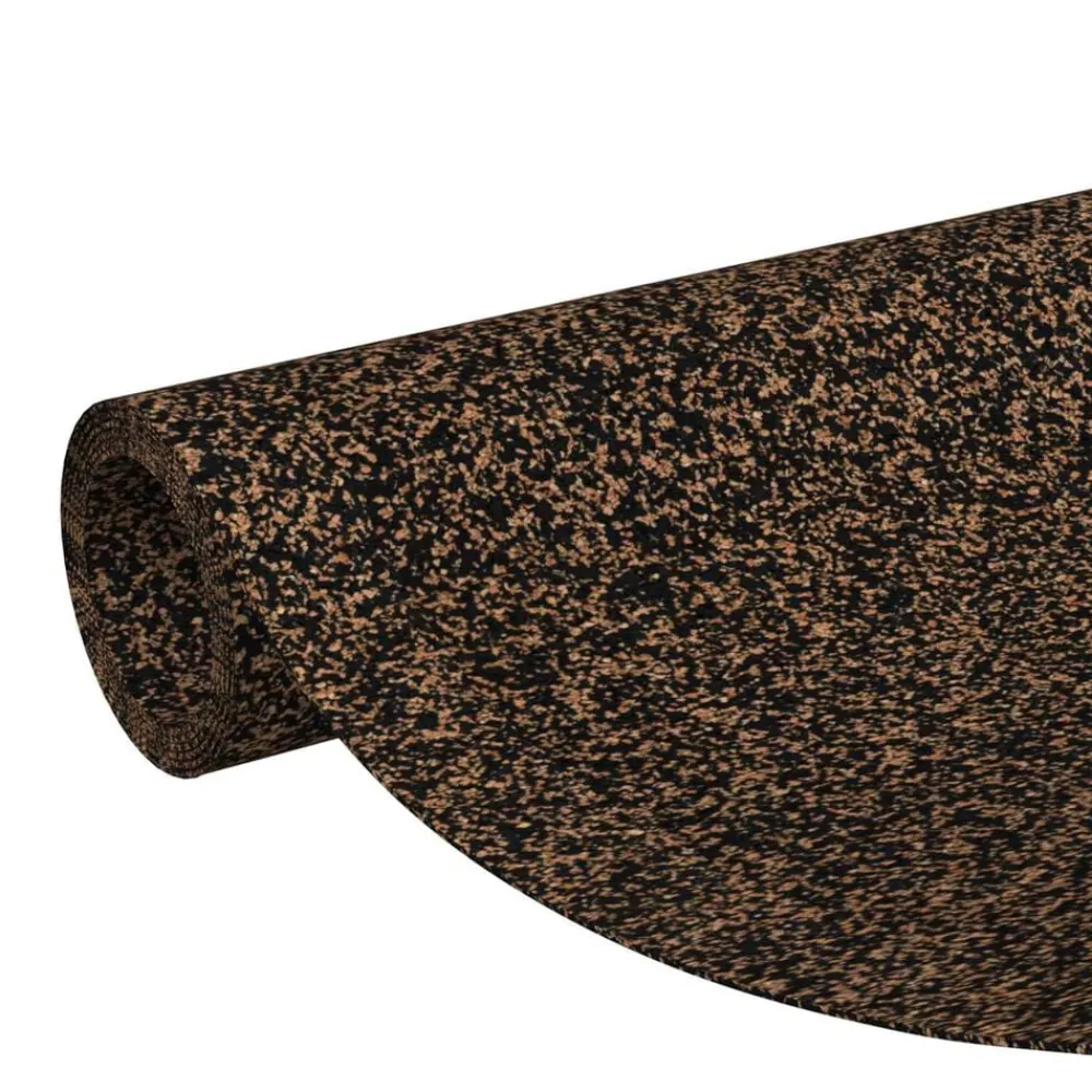 vidaXL Rollo de corcho Marrón 200 x 100 cm Corcho y Caucho Hot