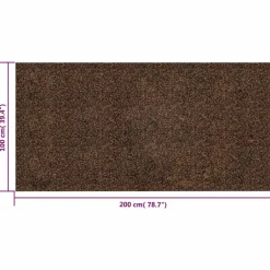 vidaXL Rollo de corcho Marrón 200 x 100 cm Corcho y Caucho Hot
