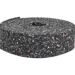 vidaXL Rollo de gránulos de caucho Negro 200 x 5 x 0,3 cm Goma Discount