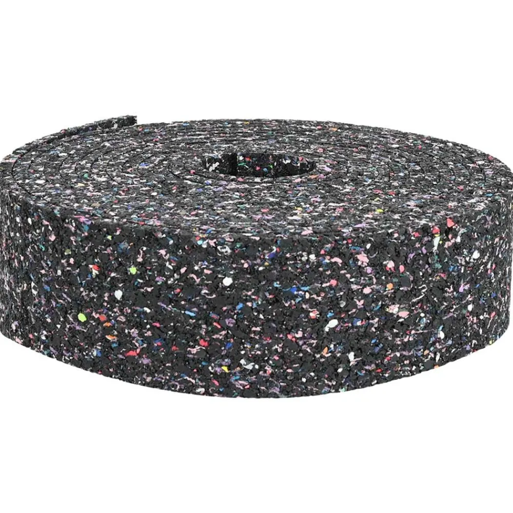 vidaXL Rollo de gránulos de caucho Negro 200 x 5 x 0,3 cm Goma Discount