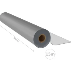 vidaXL Rollo de protector de mesa PVC 0,9x15 m 1,6 mm Mate Outlet