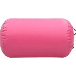vidaXL Rollo hinchable de gimnasia con bomba PVC 100x60 cm Rosa Outlet