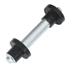 vidaXL Manipulación De Materiales-Rueda de carretilla con eje macizo PU 4.00-8 390 mm