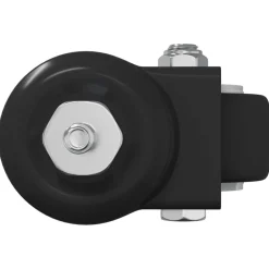 vidaXL Accesorios De Bricolaje-Rueda giratoria 2 pcs Negro 40,4 x 40,4 x 19,7 mm