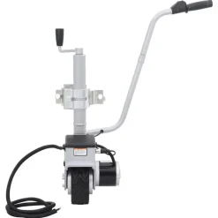 vidaXL Rueda jockey de remolque motorizada aluminio 12 V 350 W New