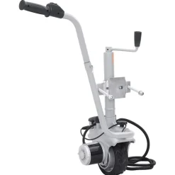 vidaXL Rueda jockey de remolque motorizada aluminio 12 V 350 W New