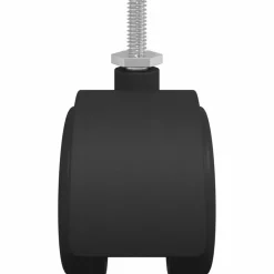 vidaXL Ruedas 2 pcs Negro 40,1 x 37,8 mm PP y hierro Outlet