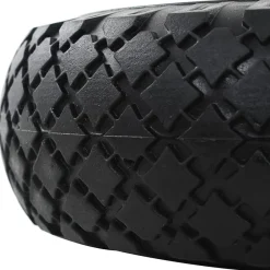 vidaXL Ruedas de carrito de sacos 2 uds PU macizo 3.00-4 260x85 mm Best