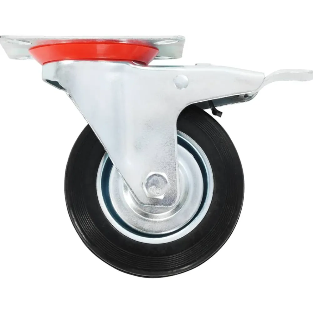 vidaXL Ruedas de transporte 4 unidades 100 mm