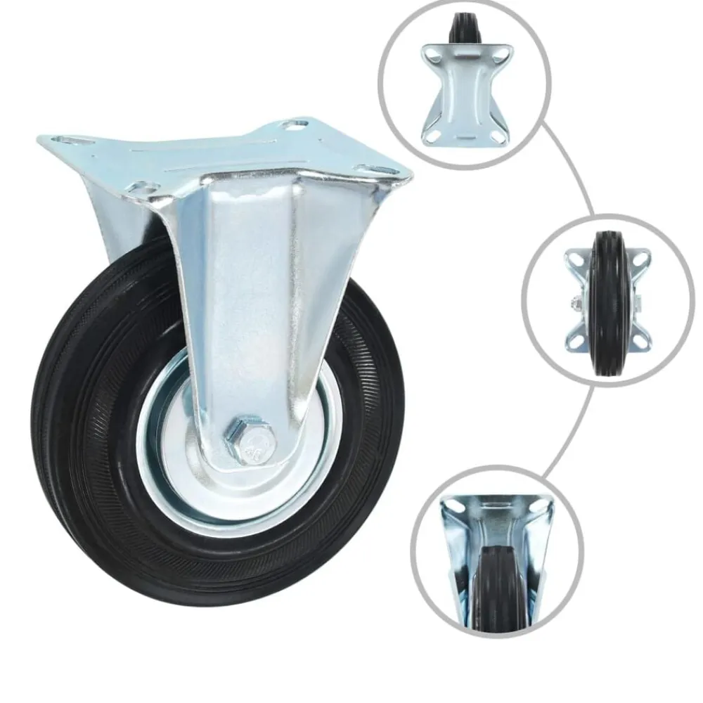 vidaXL Ruedas de transporte 4 unidades 125 mm Outlet