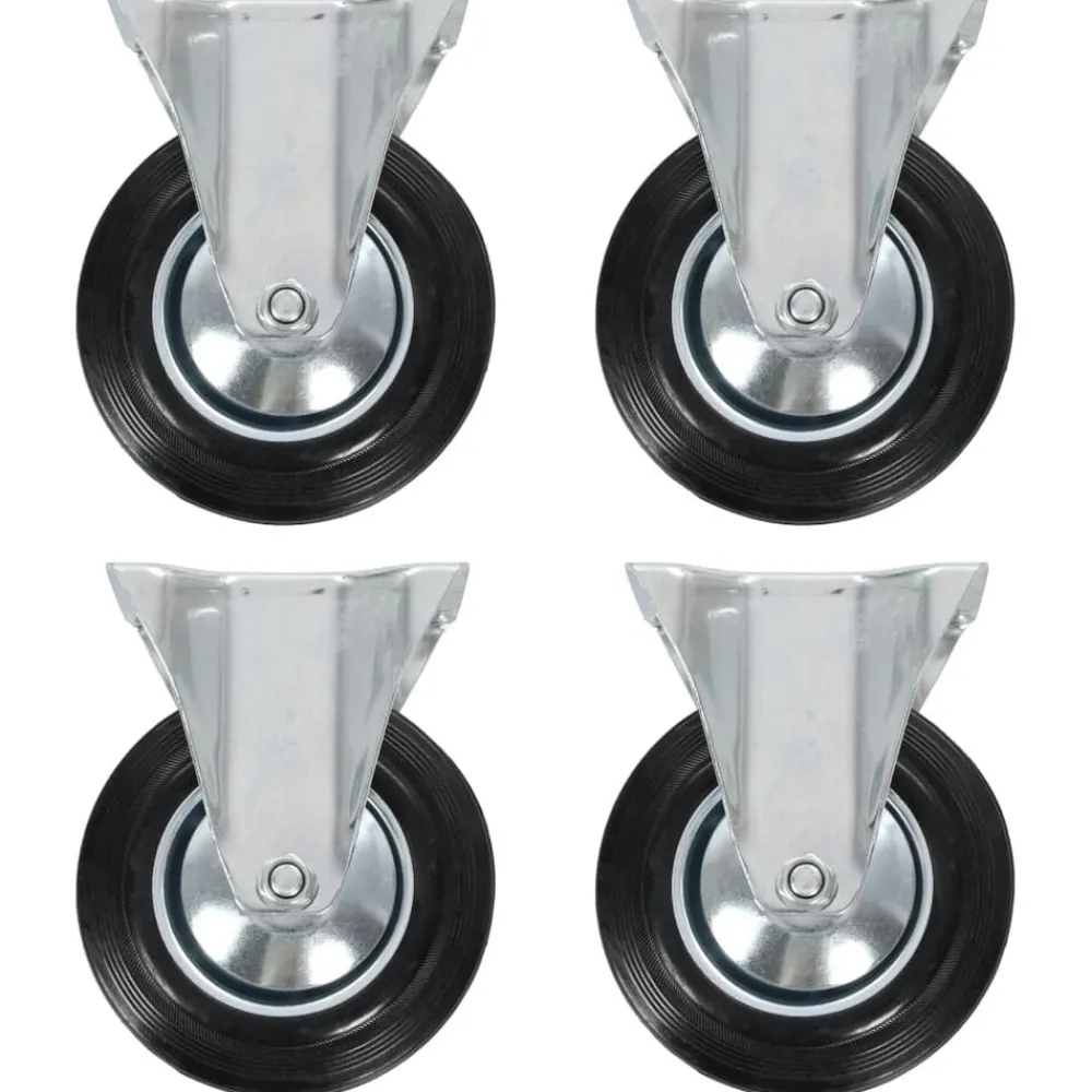 vidaXL Ruedas fijas 4 unidades 160 mm Best