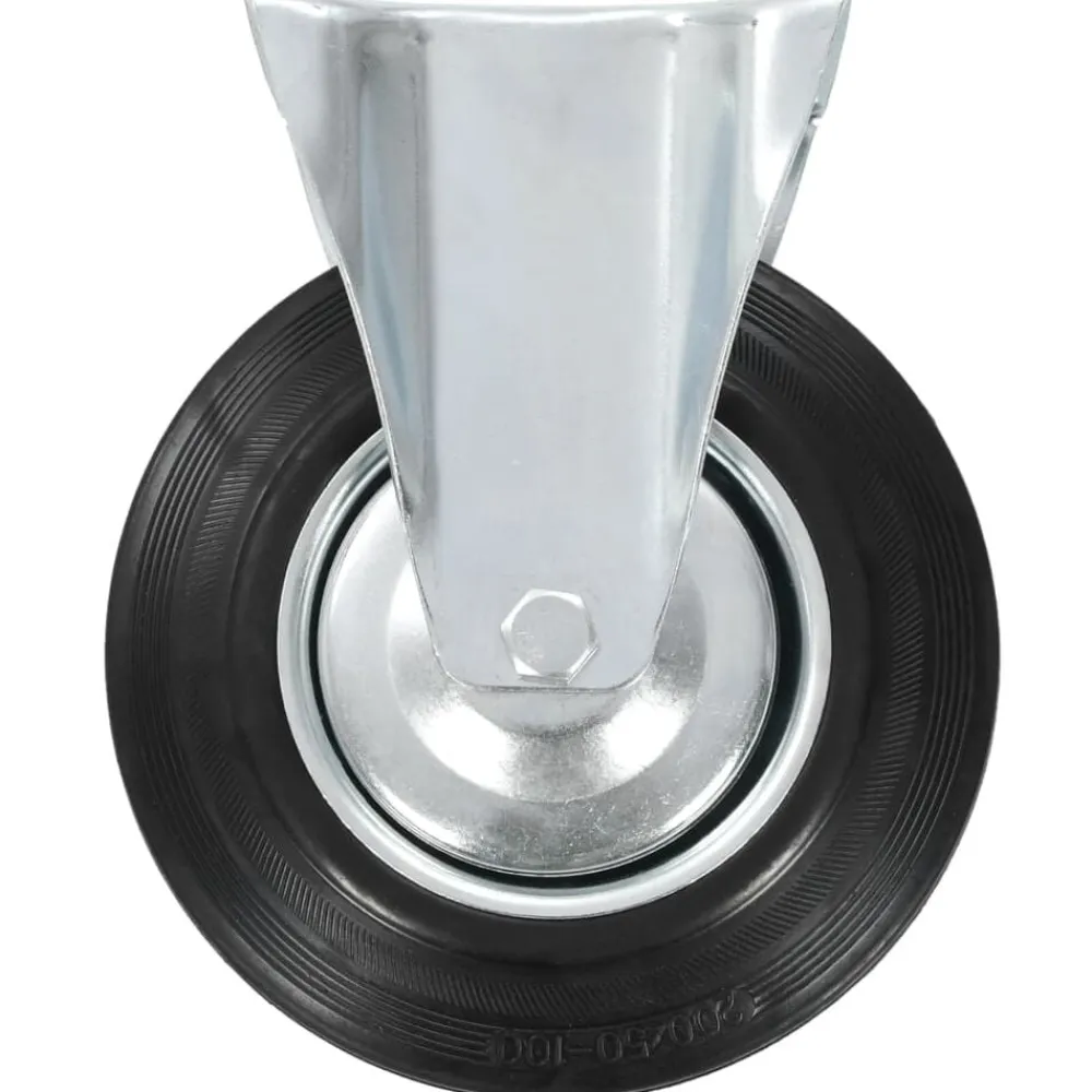 vidaXL Ruedas fijas 4 unidades 200 mm Discount