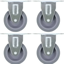vidaXL Ruedas fijas 4 unidades 75 mm Sale