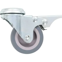 vidaXL Ruedas giratorias con agujero pasador 4 unidades 50 mm Clearance