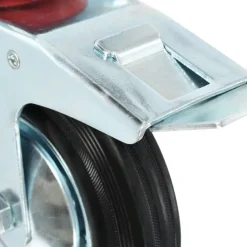 vidaXL Manipulación De Materiales-Ruedas giratorias y fijas 4 unidades 160 mm