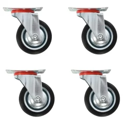 vidaXL Ruedas giratorias 4 unidades 75 mm Best