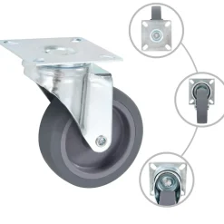 vidaXL Ruedas giratorias 4 unidades 75 mm Online