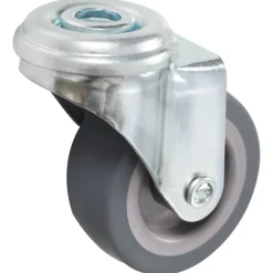vidaXL Manipulación De Materiales-Ruedas giratorias con agujero pasador 4 unidades 50 mm