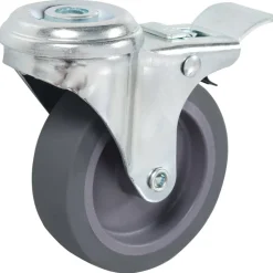 vidaXL Ruedas giratorias con agujero pasador 4 unidades 75 mm Discount