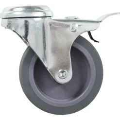 vidaXL Ruedas giratorias con agujero pasador 4 unidades 75 mm Discount