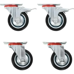 vidaXL Ruedas giratorias 4 unidades 75 mm Best
