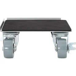 vidaXL Ruedas para muebles (4 unidades, con elevador, 13,5 x 13,5 x 6 cm, acero, 1300 kg)
