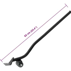 vidaXL Ruedas para muebles (4 unidades, con elevador, 19 x 17,5 x 6 cm, acero, 1000 kg) Online