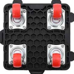 vidaXL Ruedas para muebles (4 unidades, con elevador), color negro, 13,5 x 13,5 x 4,2 cm, 300 kg Sale
