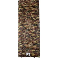 vidaXL Saco de dormir de camping para adultos 3 estaciones Camuflaje Sale