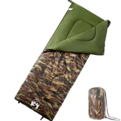 vidaXL Actividades Al Aire Libre-Saco de dormir de camping para adultos 3 estaciones
