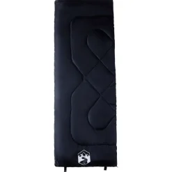 vidaXL Saco de dormir de camping para adultos 3 estaciones Negro y rojo Clearance
