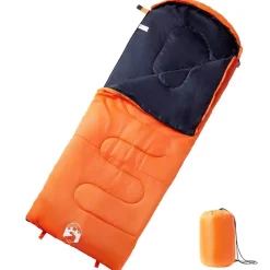 vidaXL Actividades Al Aire Libre-Saco de dormir de camping para adultos 3-4 estaciones