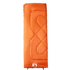 vidaXL Saco de dormir de camping para adultos 3 estaciones Naranja y negro Hot