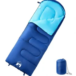 vidaXL Actividades Al Aire Libre-Saco de dormir de camping para adultos 3-4 estaciones