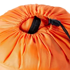 vidaXL Saco de dormir tipo momia de camping para adultos 3 estaciones Naranja y negro