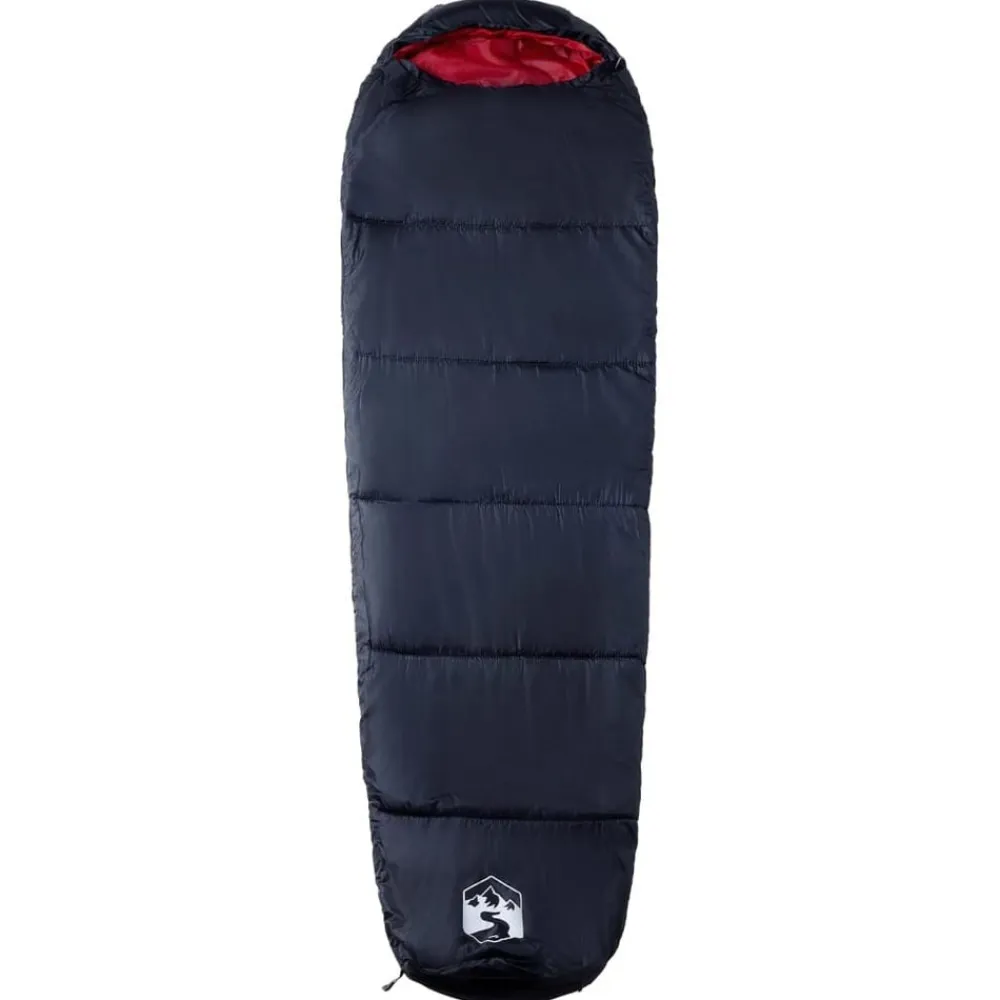 vidaXL Actividades Al Aire Libre-Saco de dormir tipo momia de camping para adultos 3 estaciones